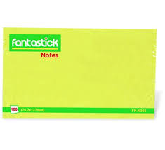 Fantastick Sticky Notes 3x5"
