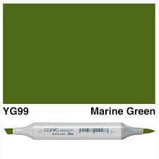 Copic Sketch Marker Yg 99 Marine Green - Al Masam Stationery LLC