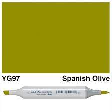Copic Sketch Marker Yg 97 Spanish Olive - Al Masam Stationery LLC