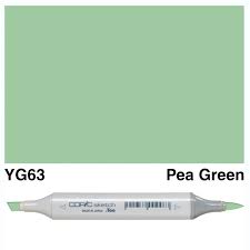 COPIC SKETCH MARKER YG 63 PEA GREEN