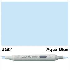 COPIC CIAO MARKER BG 01 AQUA BLUE