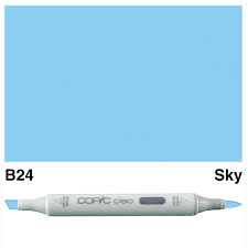 Introducing the COPIC CIAO MARKER B 24 SKY - a must-have for artists and designers alike. With its true-to-life color and blendability, this marker will bring your creations to life. The dual-ended design offers versatility and efficiency, making it a perfect addition to your artistic toolkit.