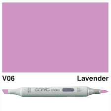 Enhance your artwork with the COPIC CIAO MARKER V 06 LAVENDER. Made with high-quality pigments, this marker delivers vibrant and long-lasting results. The fast-drying alcohol-based ink allows for smooth and effortless blending, perfect for creating intricate details and beautiful gradients. Elevate your art with the precision and versatility of this lavender marker.