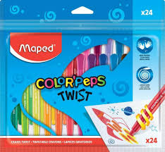 Maped Color Peps Twistable Crayons - (MD-860624) - Al Masam Stationery LLC