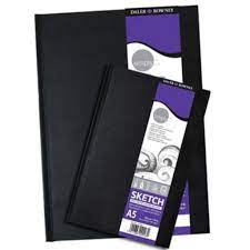 Daler Rowney A5 100gsm Simply Sketchbook Hardbound Natural - Al Masam Stationery LLC