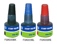 FIS Stamp Pad Ink Black / Blue / Red / GREEN