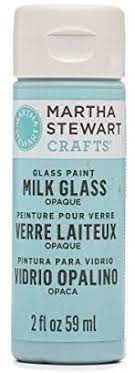 Martha Stewart Milk Glass Paint 20Z Azurite - MSP 22459 - Al Masam Stationery LLC Main image