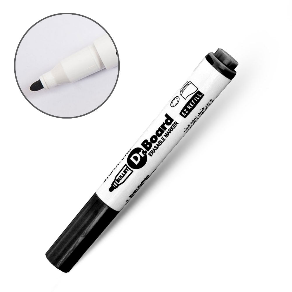 Signature Dr Board (SDB) (The White Board Marker) - Black | Pack Containin 10 Piece - Al Masam Stationery LLC Main image