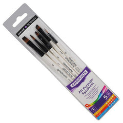 GRADUATE SYNTHETIC SELECTION 5 BRUSH SET - Al Masam Stationery LLC