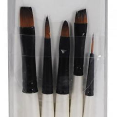 GRADUATE SYNTHETIC SELECTION 5 BRUSH SET - Al Masam Stationery LLC