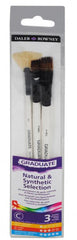 Daler Rowney Graduate Brushes Short Handle Synth/Bristle Brush Set - Al Masam Stationery LLC