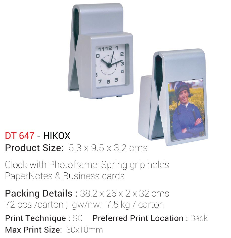 AMS-DT 647 HIKOX Clock with Photoframe - Al Masam Stationery LLC