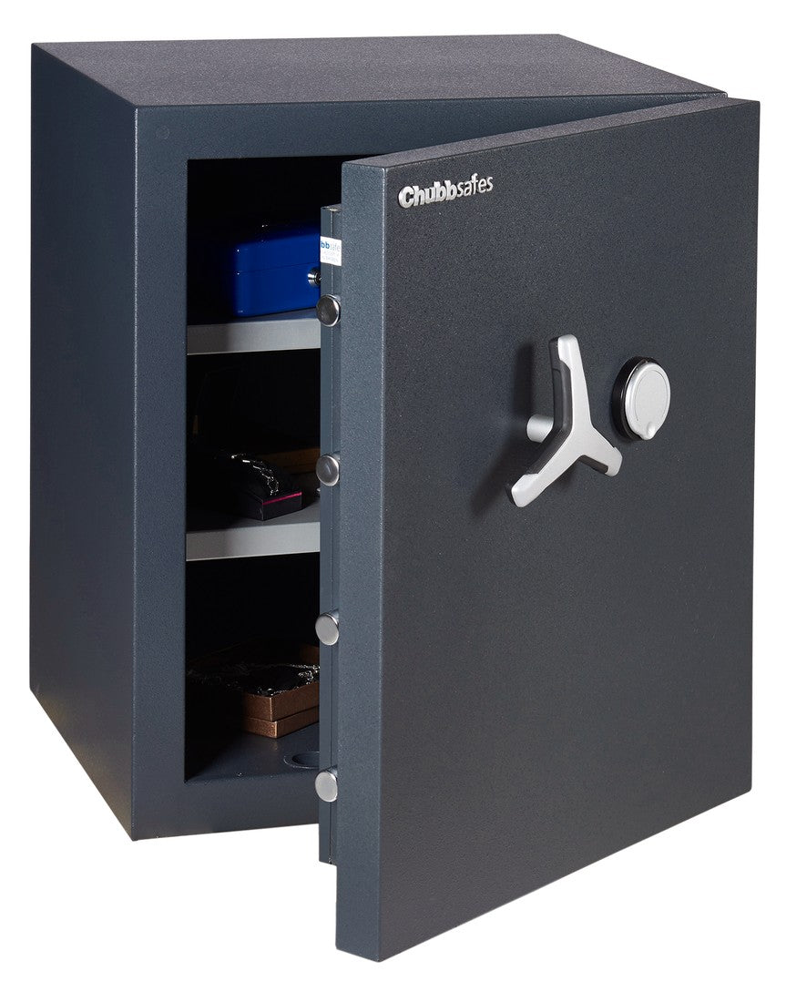 CHUBBSAFES DUOGUARD GRADE I MODEL 110 CERTIFIED FIRE & BURGLAR RESISTANT SAFE Locking:  EN 1300 Class A Key Lock - Al Masam Stationery LLC