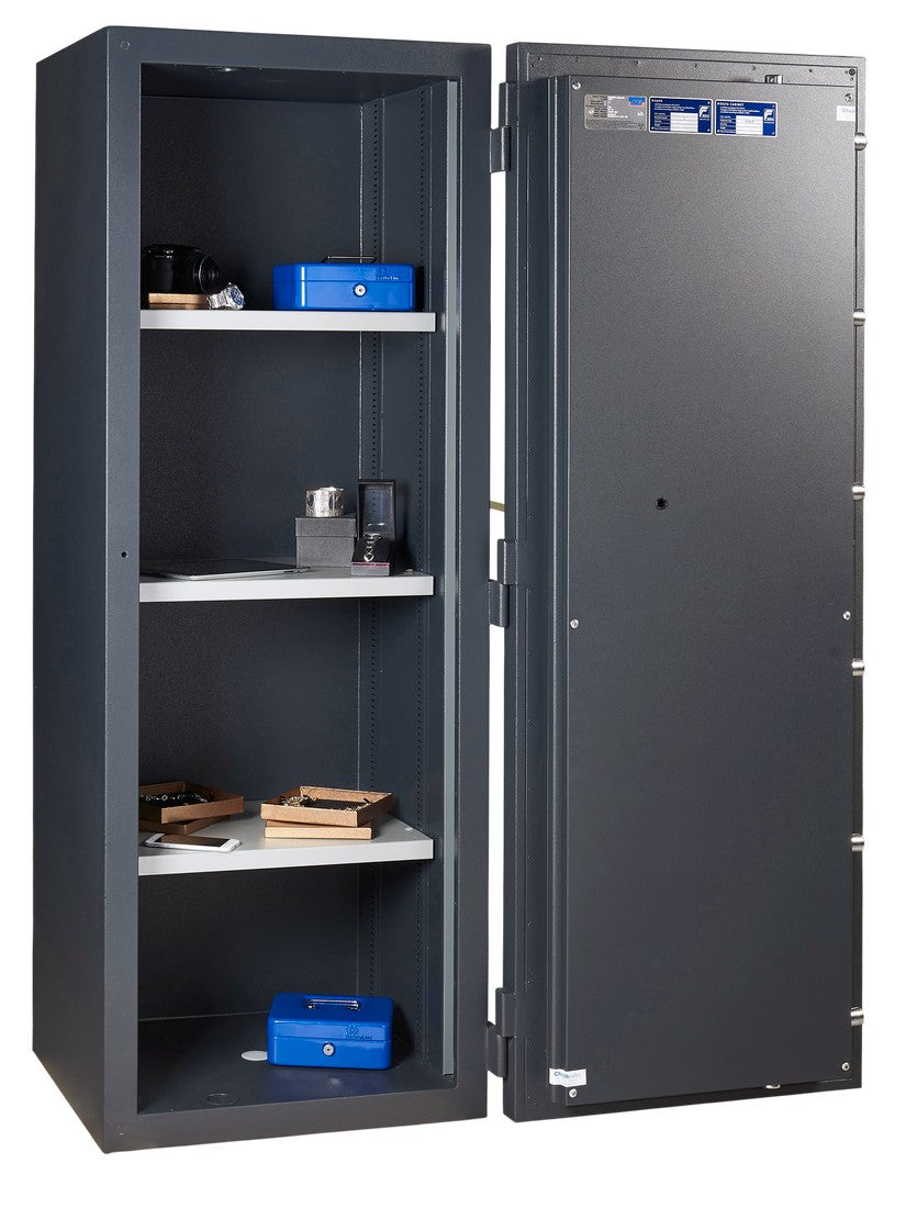 CHUBBSAFES DUOGUARD GRADE I MODEL 300 CERTIFIED FIRE & BURGLAR RESISTANT SAFE Locking:  EN 1300 Class A Key lock - Al Masam Stationery LLC