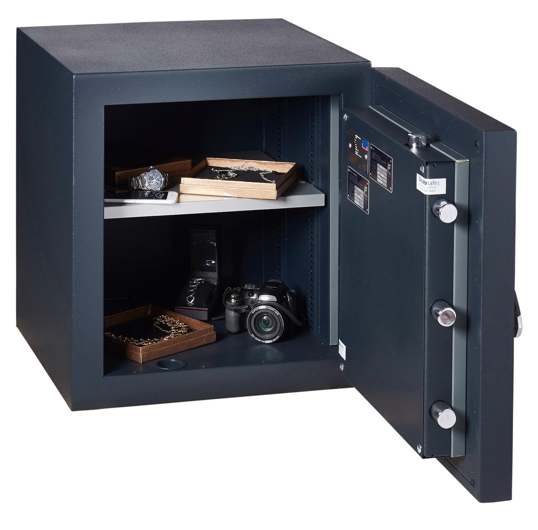 CHUBBSAFES DUOGUARD GRADE I MODEL 60 CERTIFIED FIRE & BURGLAR RESISTANT SAFE Locking:  EN 1300 Class B Electronic Lock - Al Masam Stationery LLC