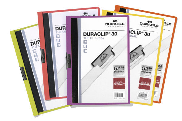 Durable Duraclip 2200 Punchless File A4 Size - Al Masam Stationery LLC Main image