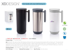 AMS- DWXD 609 XDdesign CLIK HANDLE Drinkware Black - Al Masam Stationery LLC