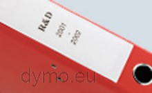 Dymo B.FILE label in size 59x190mm with 110 labels, designed for labelling machines, shown in the image.