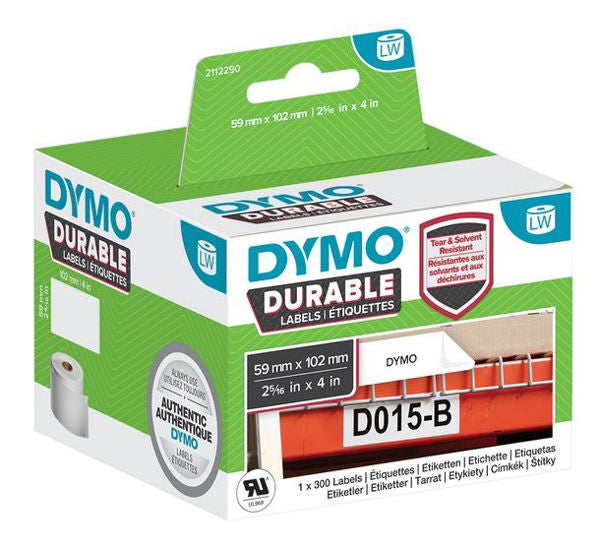 DYMO DURABLE LABELS 59MM X 102MM - (DY2112290) Main image