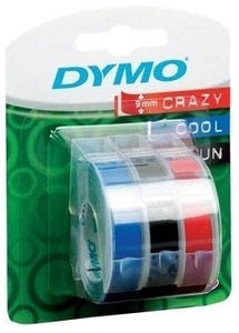 DYMO EMB.9MMx3M BLACK BL3 - Al Masam Stationery LLC Main image