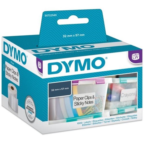 DYMO MULTI PUR 57X32MM 1000 - Al Masam Stationery LLC Main image
