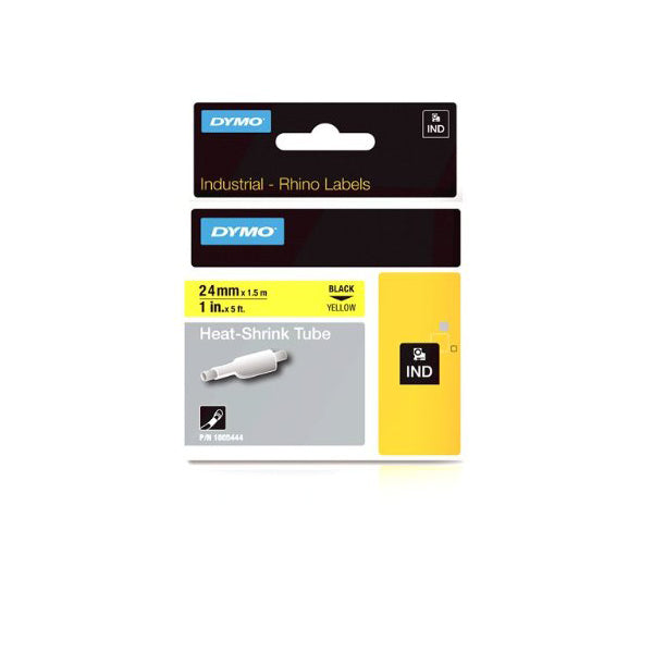 DYMO RH HST 24/1.5 black/yellow - Al Masam Stationery LLC Main image