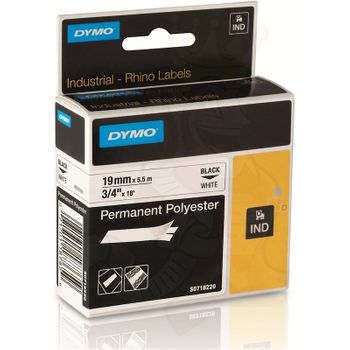 DYMO RH TAG YELLOW 19mm (18118) - Al Masam Stationery LLC Main image