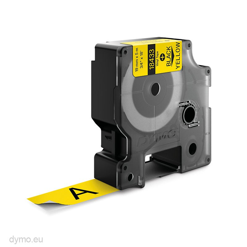 DYMO RH VINY YEL 19mm (18433) Secondary image
