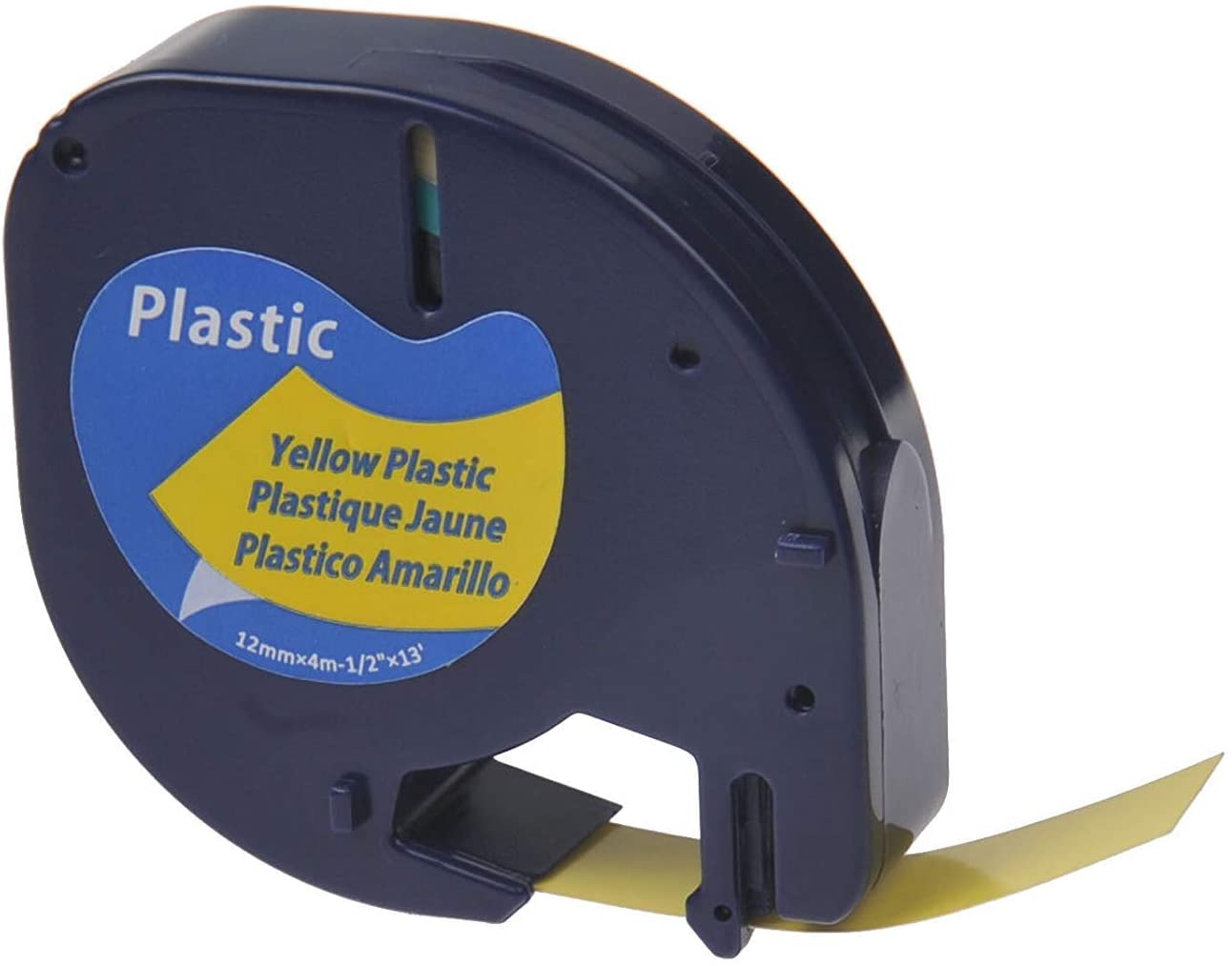 DYMO TP 12MMX4M LT PLAST YELLO Secondary image