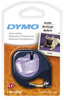 DYMO TP 12MMX4MT LT CLEAR - Al Masam Stationery LLC Main image