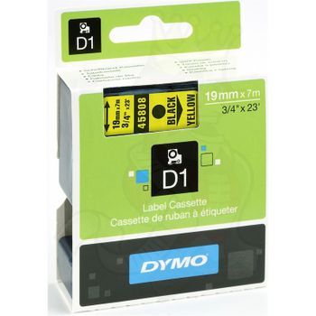 DYMO TP 19/7 YELLOW D1 - Al Masam Stationery LLC Main image