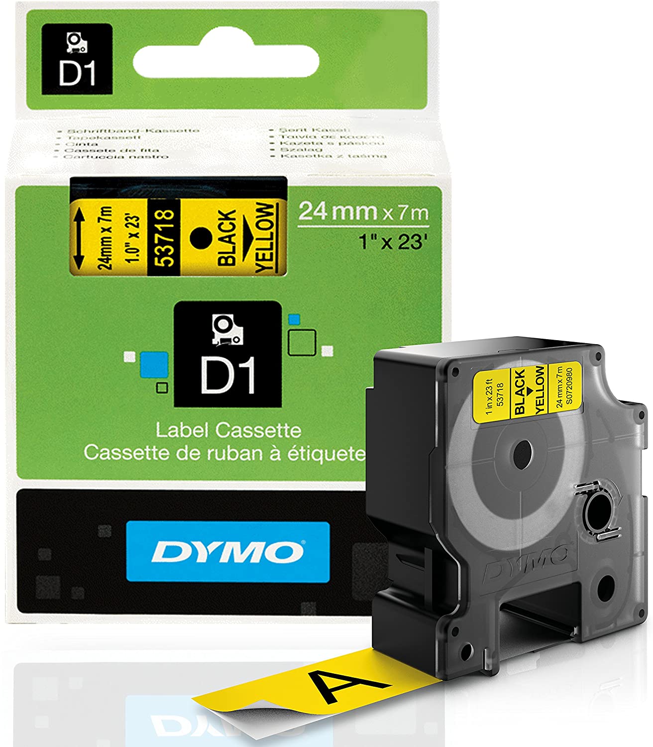 DYMO TP 24/7 YELLO D1 - Al Masam Stationery LLC Main image