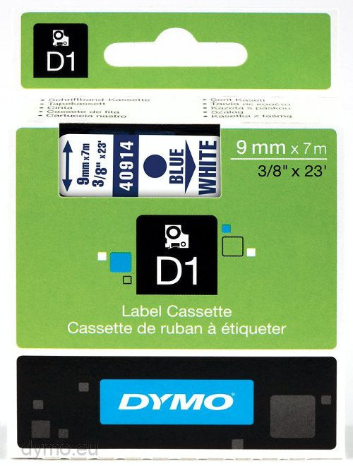 DYMO TP 9/7BLU/WHT D1 (40914) Secondary image