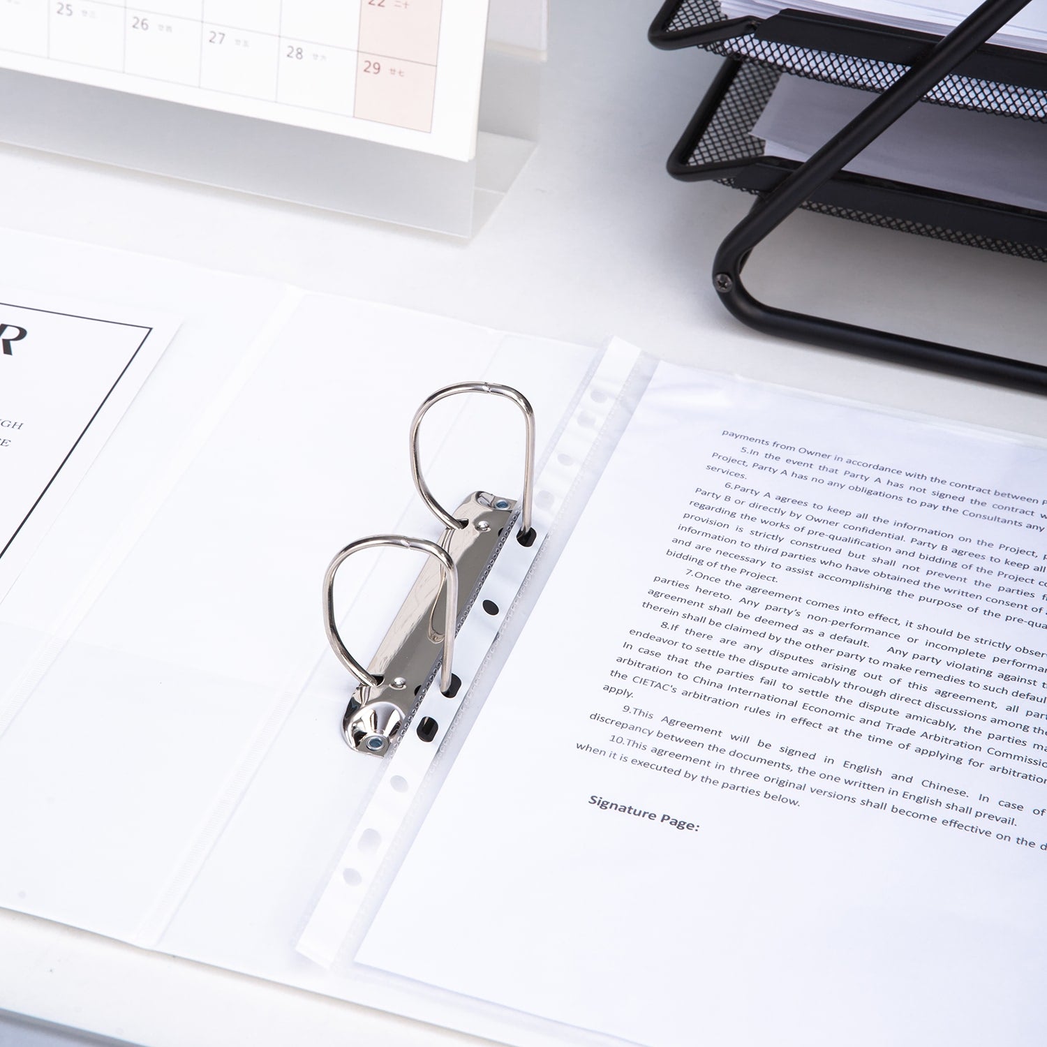 Deli PP 2IN 2 D-Ring View Binder A4 - Al Masam Stationery LLC