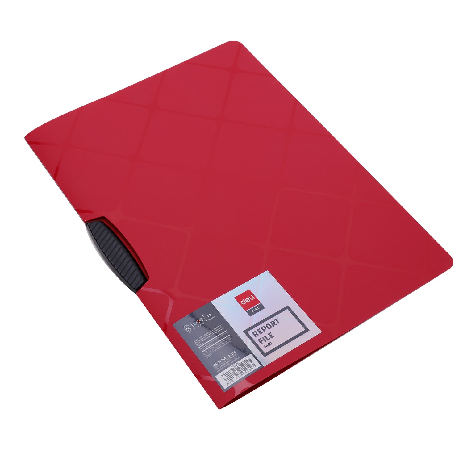 Deli Cube Report File Swing Clip A4 3C - Al Masam Stationery LLC