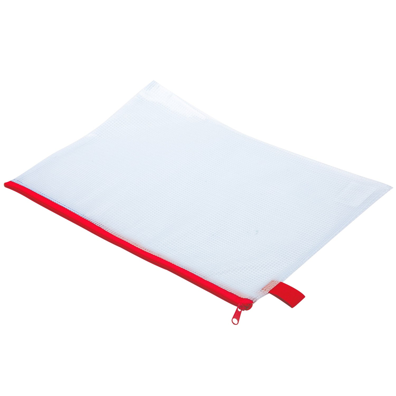 Deli PVC Mesh Zip Bag A4 4C - Al Masam Stationery LLC