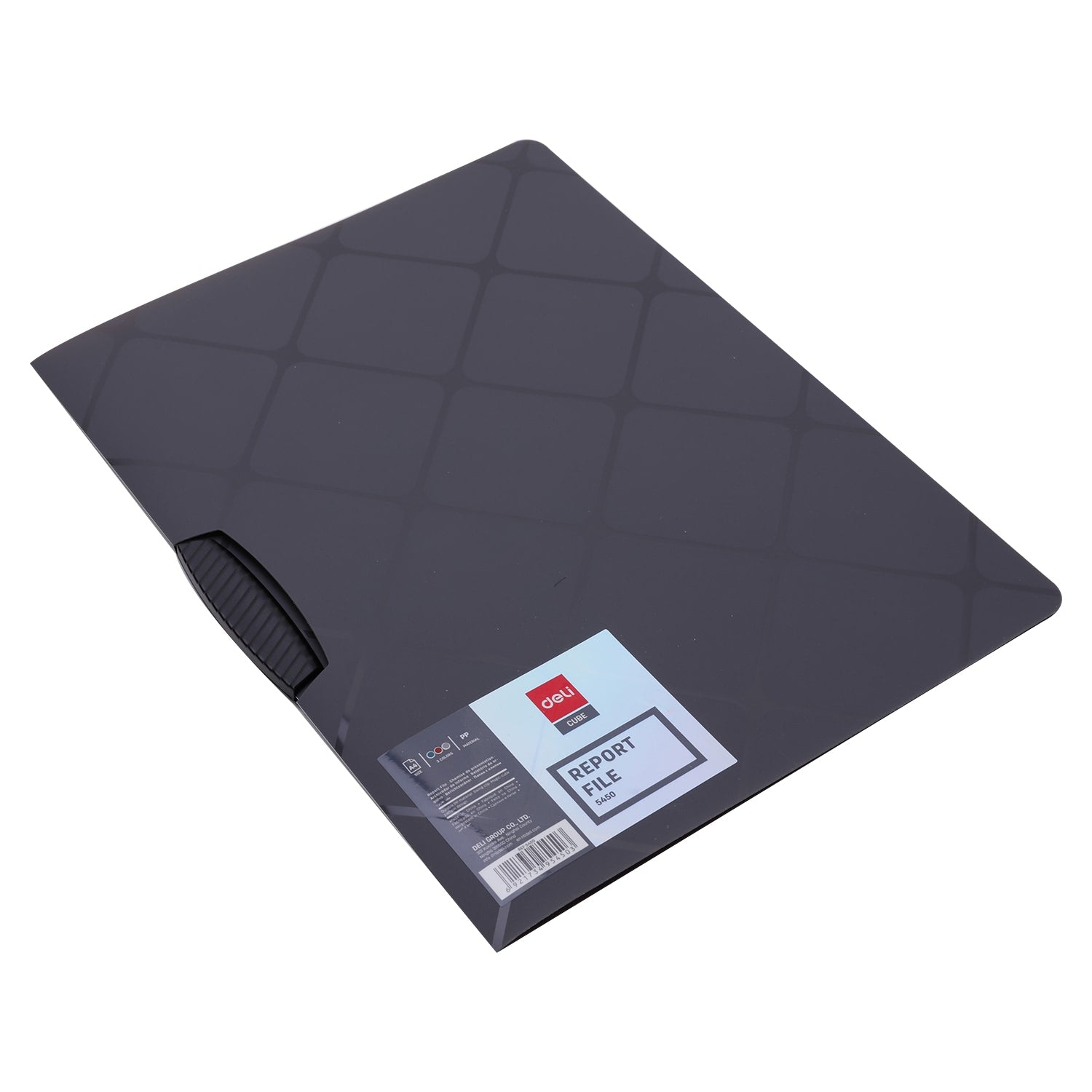 Deli Cube Report File Swing Clip A4 3C - Al Masam Stationery LLC