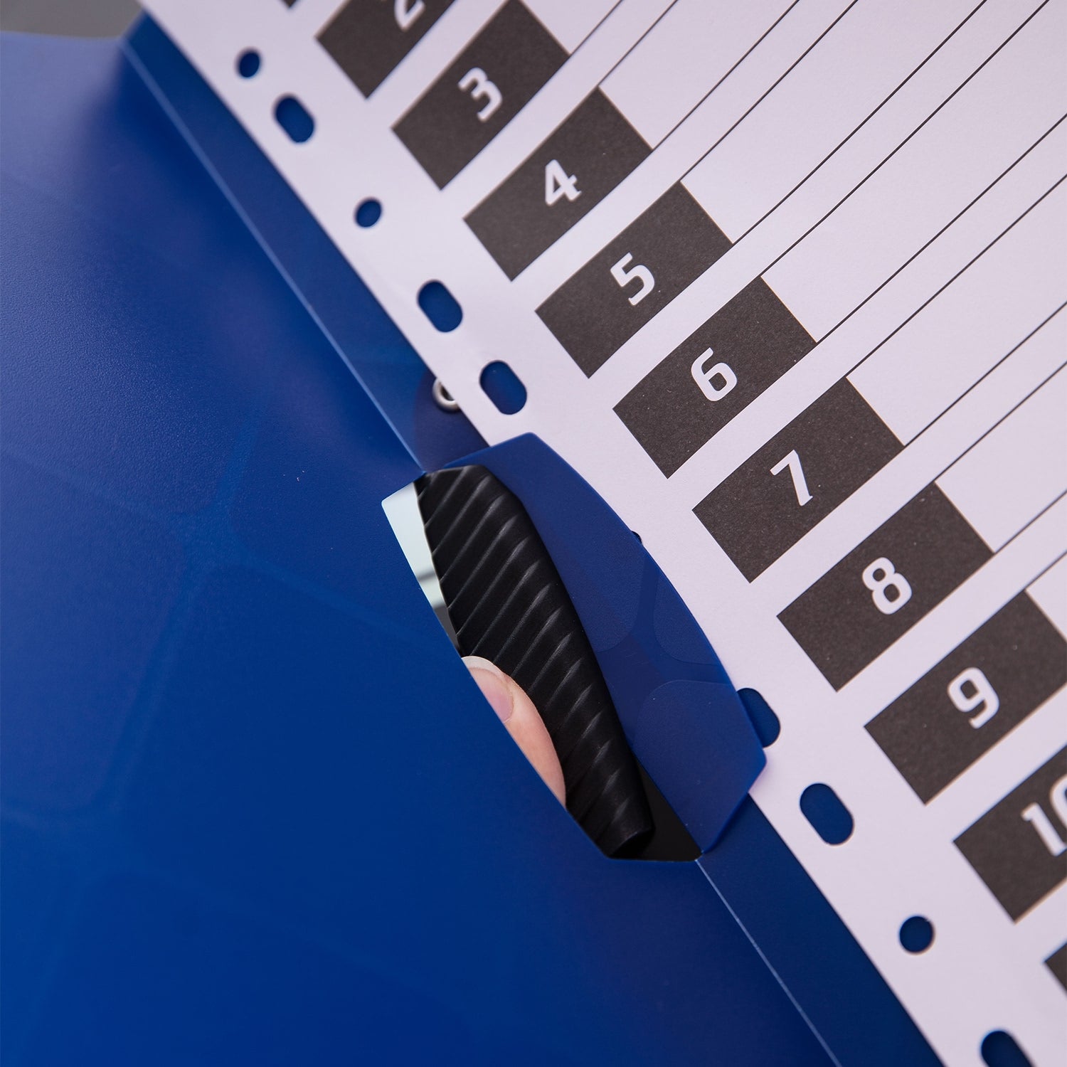 Deli Cube Report File Swing Clip A4 3C - Al Masam Stationery LLC