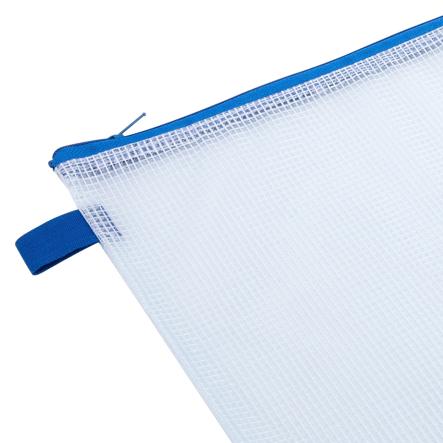 Deli PVC Mesh Zip Bag A4 4C - Al Masam Stationery LLC