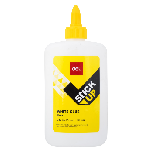 Deli White Glue 230ml - Al Masam Stationery LLC