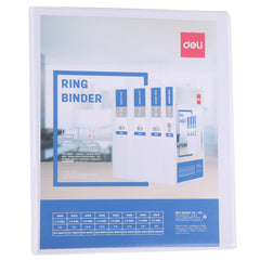 Deli PP 1.5IN 2 D-Ring View Binder A4