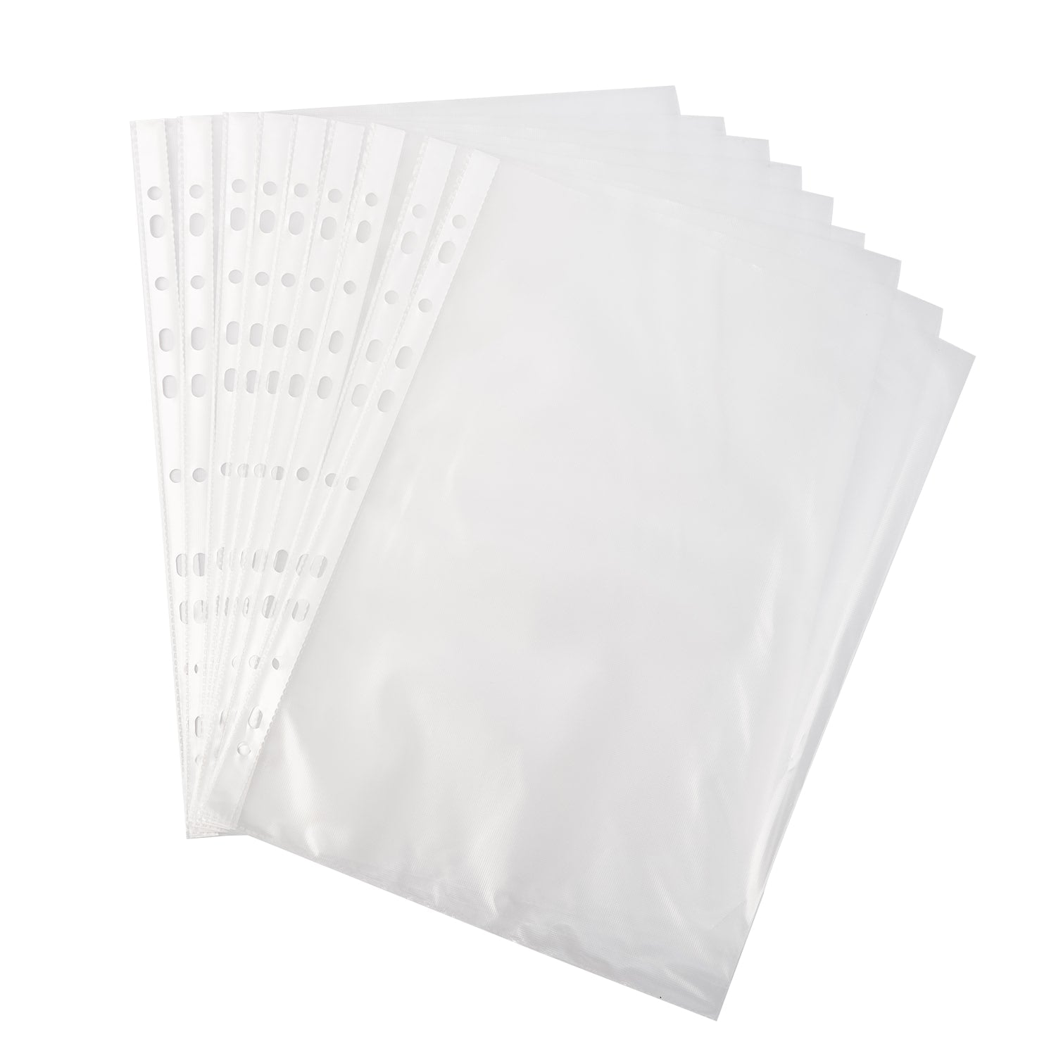 Deli 11-hole Sheet Protector A4 0.035mm 20pk - Al Masam Stationery LLC