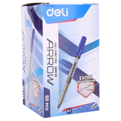 Deli Ball Point Pen Mini tip 0.7mm - Blue - Al Masam Stationery LLC