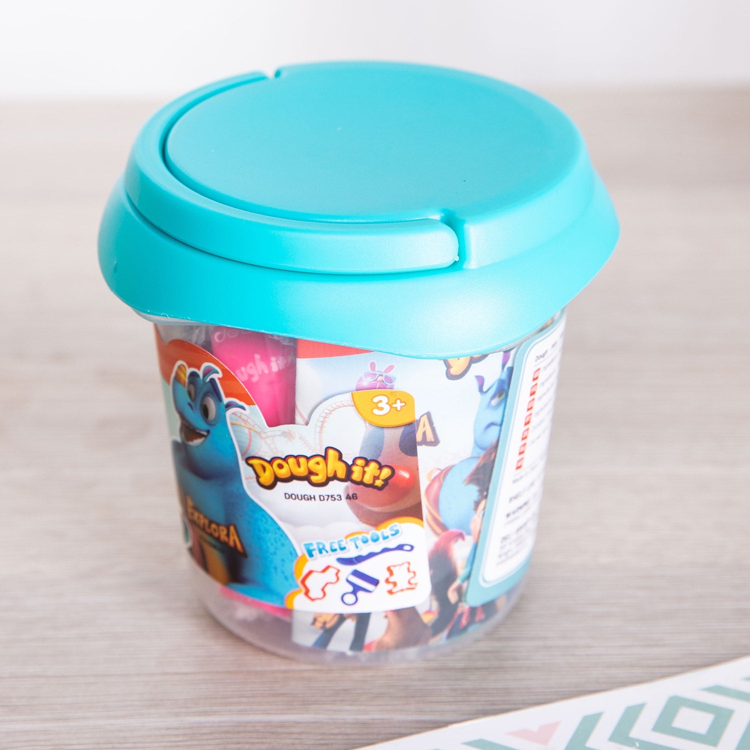 Deli Play Dough 12 colors, Net weight: 160g - Al Masam Stationery LLC