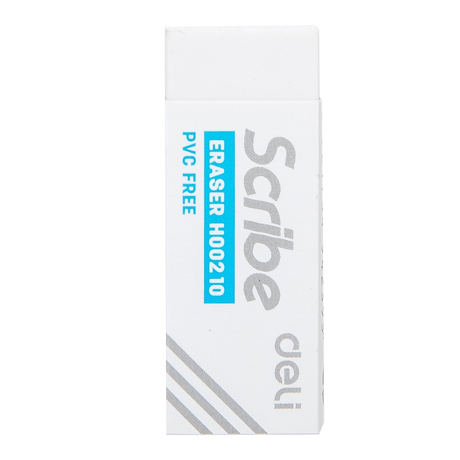 Deli Scribe Eraser 54×20×10mm White - Al Masam Stationery LLC