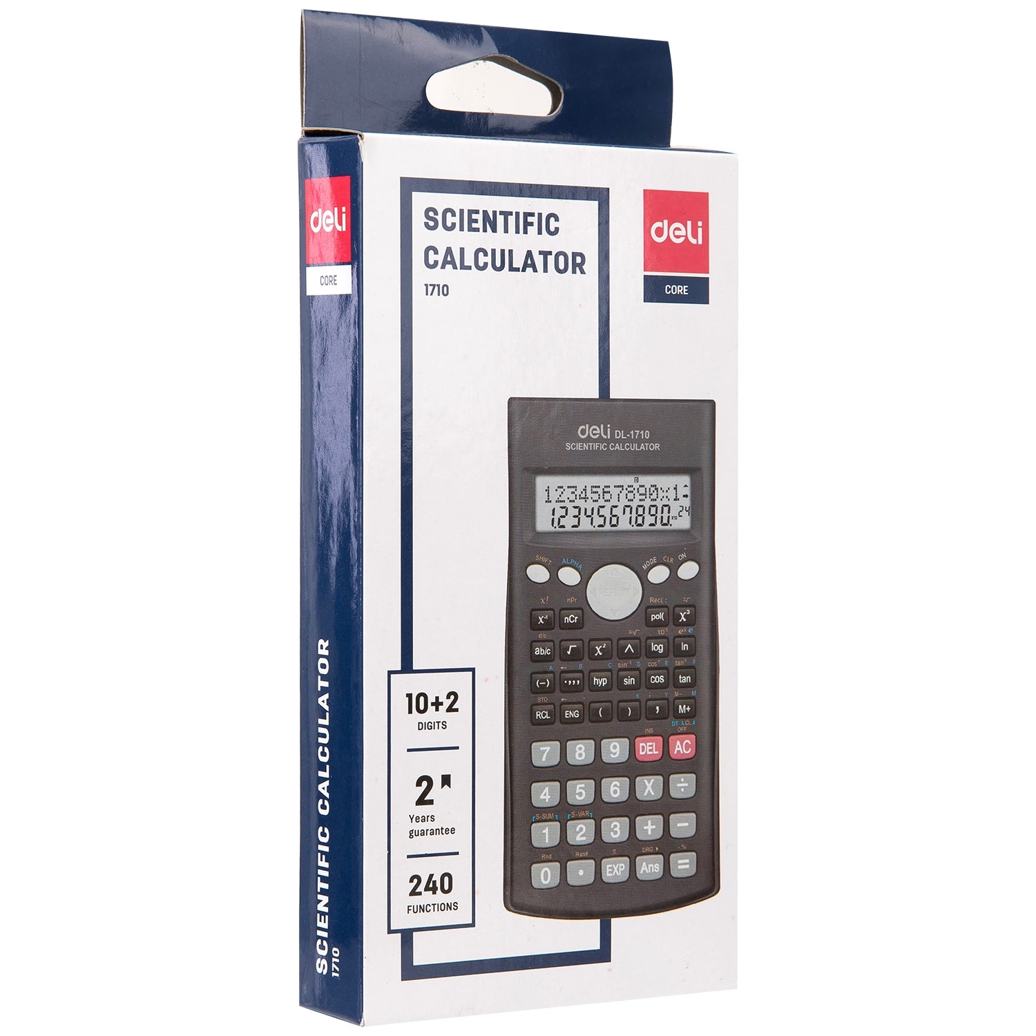 Deli 240F Scientific Calculator 10+2 Digits - Al Masam Stationery LLC