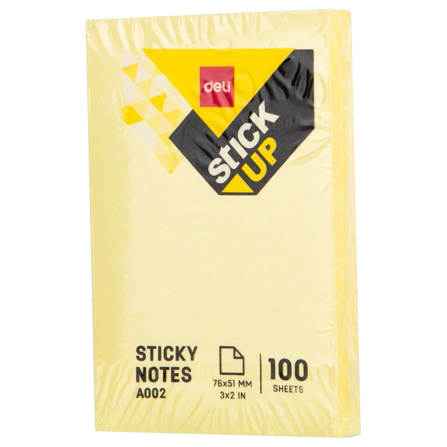 Deli Sticky Notes 76x51mm 3''x2'' Yellow - Al Masam Stationery LLC