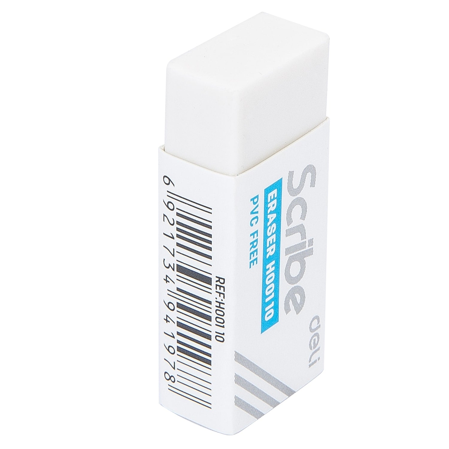 Deli Scribe Eraser 40×17×12mm White - Al Masam Stationery LLC