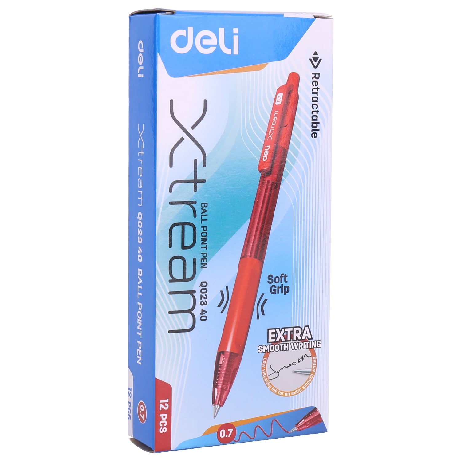 Deli Ball Point Pen Bullet tip 0.7mm - (EQ02340) - Al Masam Stationery LLC