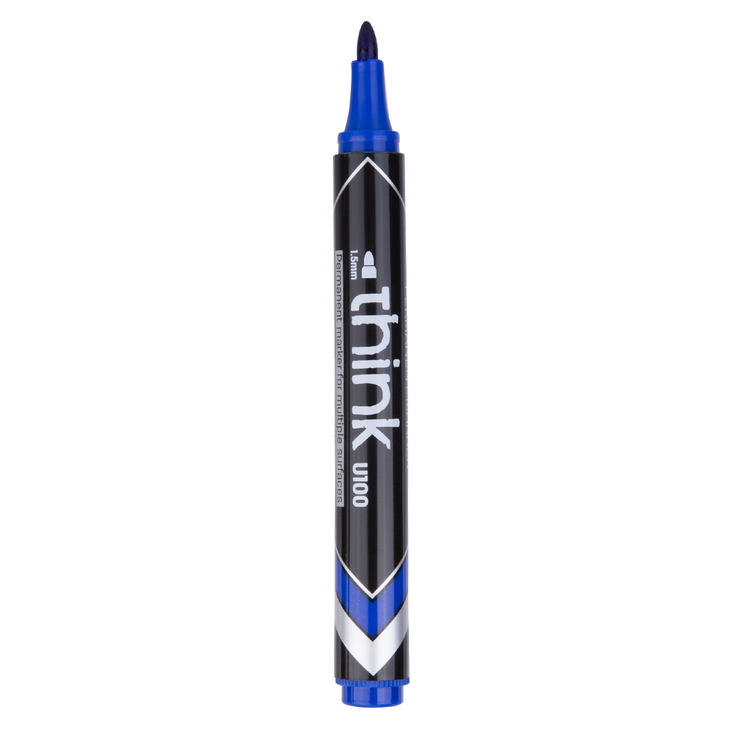 Deli Permanent Marker Bullet 1.5mm Blue - (EU10030) - Al Masam Stationery LLC